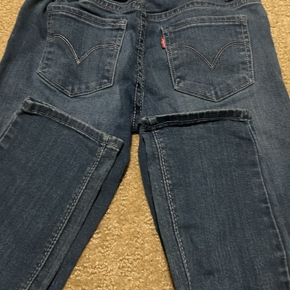 Levi’s kids youth 711 blue skinny jeans medium wash 10 regular - Picture 6 of 12